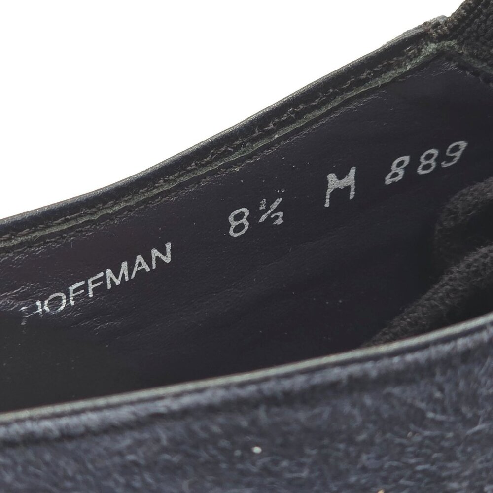 Mezlan Hoffman Men's 8.5M Blue Suede Leather Wingtip Oxfords Dress Shoes Spain - Picture 7 of 9